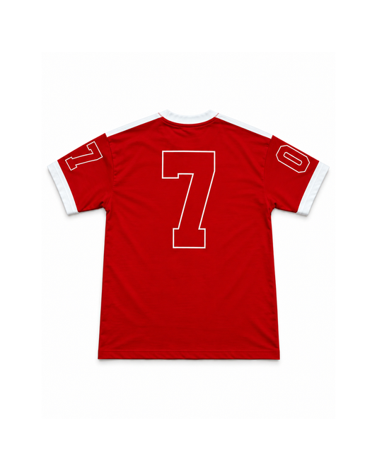 Premium Racing Streetwear T-Shirt – Red & White “Street Tide”