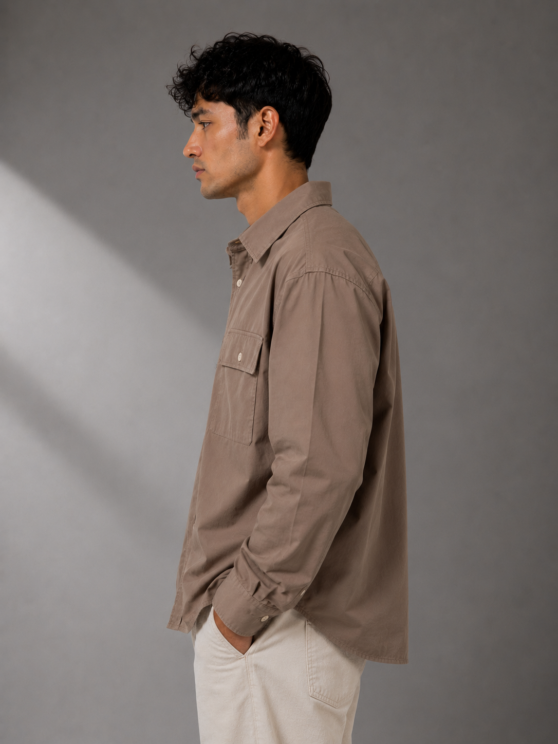 ELVUE Oversized Graphic Statement Shirt