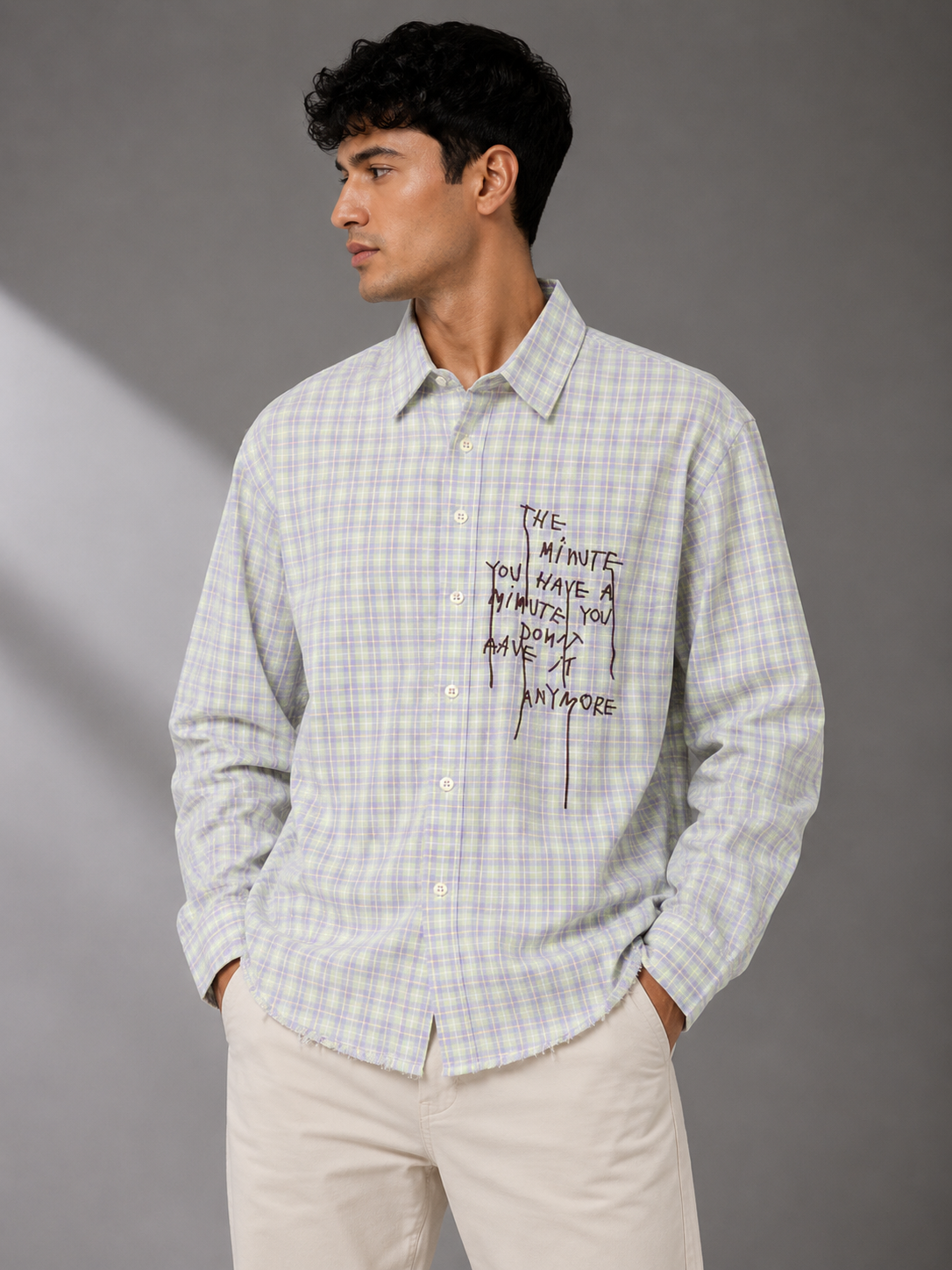 Pastel Check Statement Shirt