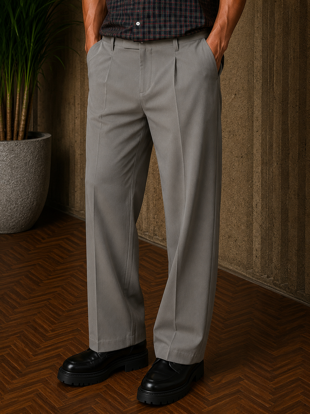 Urban Drape Pleated Trousers