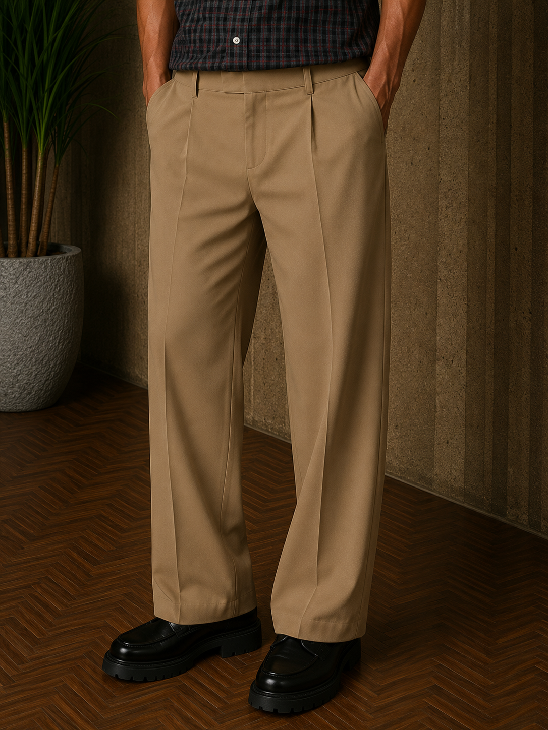 Urban Drape Pleated Trousers