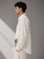 ELVUE Oversized Graphic Statement Shirt